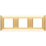14644.24 Placa (rama) decorativa PLANA, 6 (2+2+2) module, culoarea oro lucido