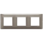 14644.40 Накладка (рамка) PLANA, 6 модулей (2+2+2) Reflex cenere