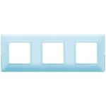 14644.45 Placa (rama) decorativa PLANA, 6 (2+2+2) module, culoarea Reflex acqua