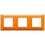 14644.48 Накладка (рамка) PLANA, 6 модулей (2+2+2) Reflex arancio