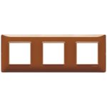 14644.49 Накладка (рамка) PLANA, 6 модулей (2+2+2) Reflex tabacco