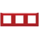 14644.51 Placa (rama) decorativa PLANA, 6 (2+2+2) module, culoarea Reflex rubino