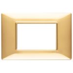 14653.24 Накладка (рамка) PLANA, 3 модуля ORO LUCIDO