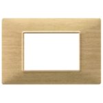 14653.31 Накладка (рамка) PLANA, 3 модуля TECNO FRASSINO