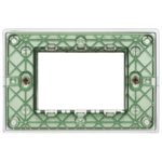 14653.42 Placa (rama) decorativa PLANA, 3 module, culoarea REFLEX