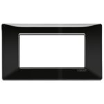 14654.05 Накладка (рамка) PLANA, 4 модуля  NERO
