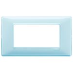 14654.45 Placa (rama) decorativa PLANA, 4 module, culoarea  REFLEX ACQUA