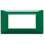 14654.47 Placa (rama) decorativa PLANA, 4 module, culoarea  REFLEX SMERALDO