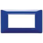 14654.50 Placa (rama) decorativa PLANA, 4 module, culoarea REFLEX  ZAFFIRO