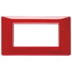14654.51 Placa (rama) decorativa PLANA, 4 module, culoarea  REFLEX RUBINO