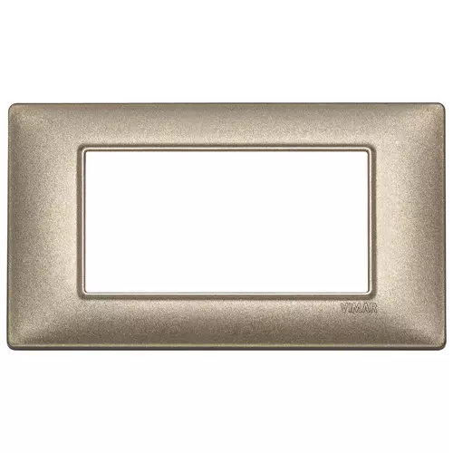 14654.70 Placa (rama) decorativa PLANA, 4 module, culoarea bronzo metallizzato
