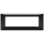 14657.05 Накладка (рамка) PLANA, 7 модулей  NERO