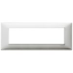 14657.81 Накладка (рамка) PLANA, 7 модулей ALLUMINIO SPAZZOLATO