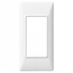 14666.01 Placa (rama) decorativa verticala PLANA, 1 modul, culoarea BIANCO
