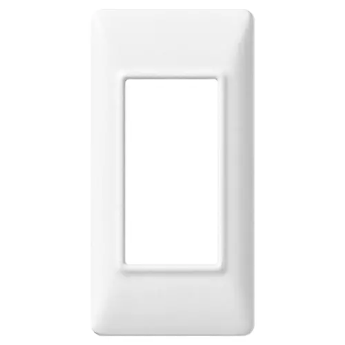14666.01 Placa (rama) decorativa verticala PLANA, 1 modul, culoarea BIANCO