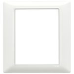 14668.01 Накладка (рамка) PLANA, 8 модулей (4+4) BIANCO