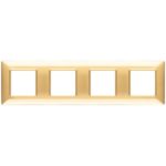 14669.24 Placa (rama) decorativa PLANA, 8 (2+2+2+2) module, culoarea oro lucido