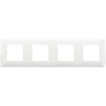 14669.41 Placa (rama) decorativa PLANA, 8 (2+2+2+2) module, culoarea Reflex neve