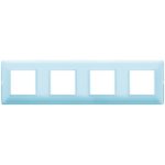 14669.45 Накладка (рамка) PLANA, 8 модулей (2+2+2+2) Reflex acqua