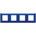 14669.50 Накладка (рамка) PLANA, 8 модулей (2+2+2+2) Reflex zaffiro