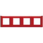 14669.51 Placa (rama) decorativa PLANA, 8 (2+2+2+2) module, culoarea Reflex rubino