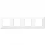 14669.AB.01 Накладка (рамка) PLANA, антибактериальная 8 (2+2+2+2) модуля BIANCO