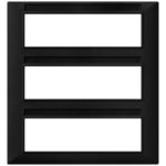 14691.05 Накладка (рамка) PLANA 21 модуль NERO