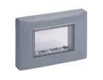 14943.14 Placa ornam. CALOTTA IP55 3M cu suruburi gri PLANA/EIKON/ARKE