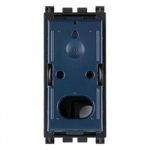 19001.0 Выключатель 1 модуль черный, Серия ARKE