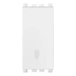 19008.B Кнопка 1 модуль цвет белый, Серия ARKE