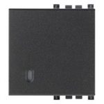 19022 Заменяемая накладка 2 модуля чёрная, Серия ARKE