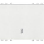 19023.B Заменяемая накладка 3 модуля цвет белый, Серия ARKE