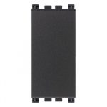 19041 Tasta falsa 1 modul culoarea neagra,  Seria ARKE