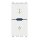 19135.1.B Диммер универсальный MASTER 1 модуль цвет белый, Серия ARKE