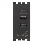 priza | розетка USB Type-C fast charge