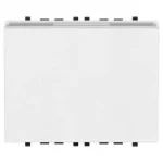 19463.B Выключатель бейджем вертикальный 2M белый, Vimar, Arké