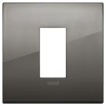 19641.09 - Накладка (рамка) Arke Classic 1 модуль cromo nero