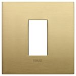 19641.12.01 - Накладка (рамка) Arke Classic 1 модуль ottone spazzolato