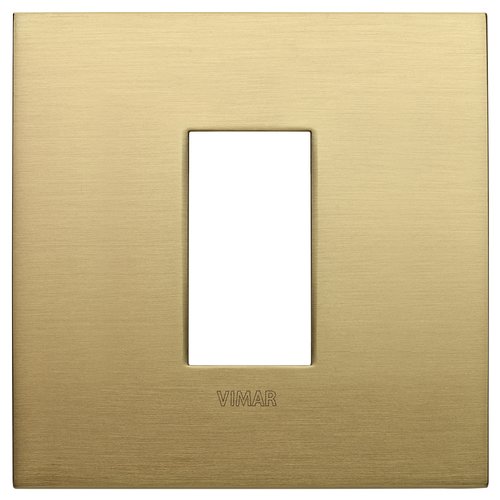 19641.12.01 - Placa (rama) decorativa Arke Classic 1 modul, culoarea ottone spazzolato