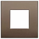 19642.17 Накладка (рамка) Arke Classic 2 модуля bronzo scuro