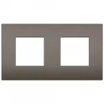19643.80 Накладка (рамка) Arke Classic (2+2) модуля, технополимер, Metal