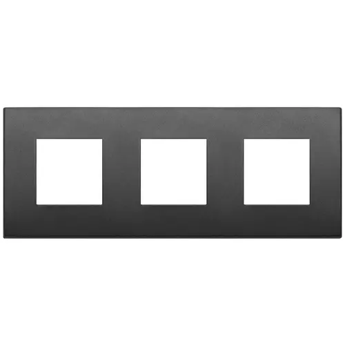 19644.01 Placa (rama) decorativa Arke 6 (2+2+2) module, metal, culoare: culoarea grafite matt