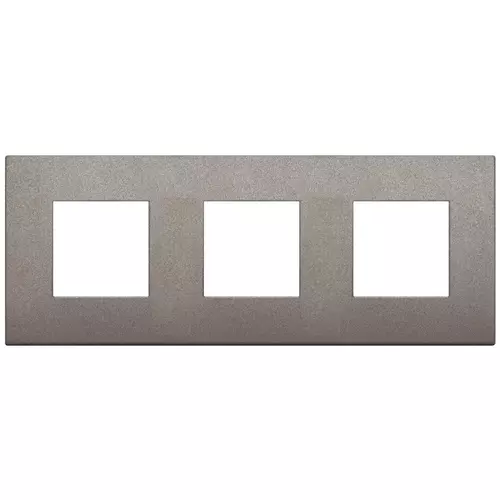 19644.04 Placa (rama) decorativa Arke 6 (2+2+2) module, metal, culoare: culoarea titanio matt