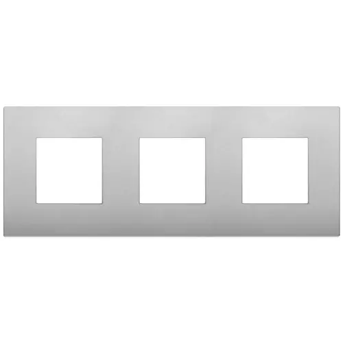 19644.79 Placa (rama) decorativa Arke 6 (2+2+2) module, technopolymer, culoarea: silver matt