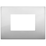 19653.03 - Накладка (рамка) Arke Classic 3 модуля argento