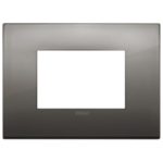 19653.09 - Накладка (рамка) Arke Classic 3 модуля cromo nero