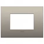19653.17 Накладка (рамка) Arke Classic 3 модуля, металл, цвет bronzo scuro