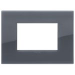 19653.61 - Накладка (рамка) Arke Classic 3 модуля Reflex grigio fume