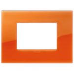 19653.63 - Накладка (рамка) Arke Classic 3 модуля Reflex orange