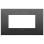 19654.01 - Placa (rama) decorativa Arke Classic 4 module, culoarea grafite matt